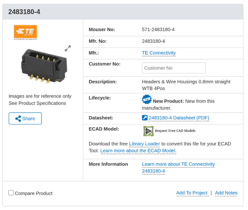 TE Connectivity 2483180-4